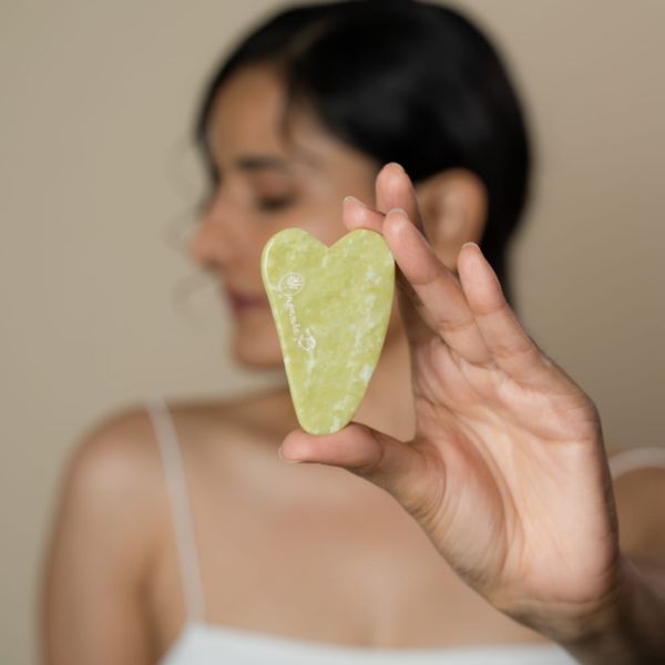 Organic B Gua Sha (Green Quartz)-300gm