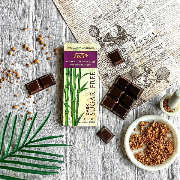 Zevic Chocolate with Organic Jaggery 40 gm - Orgoshops