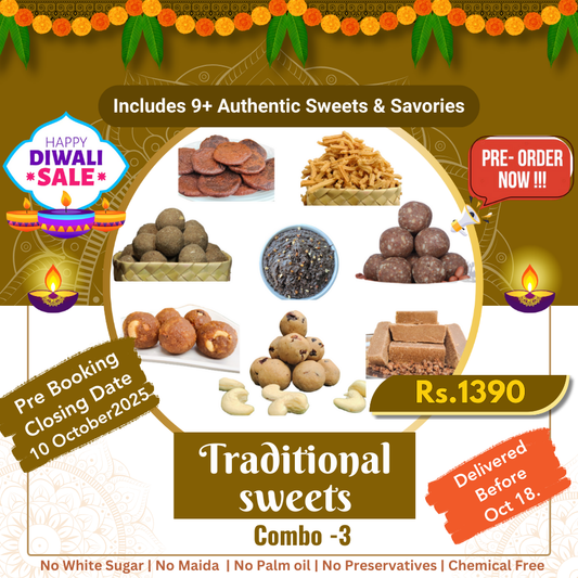 Traditional Sweet Combo 3 – Heritage Millet & Rice Mix (1.3kg)