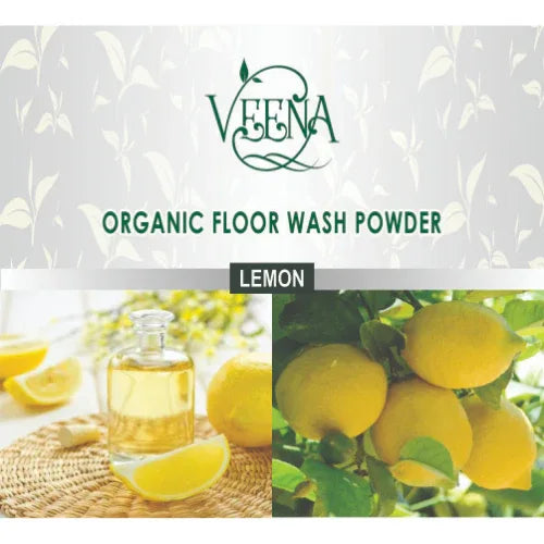 Veena Lemon Floor Wash powder - 400g - Orgoshops