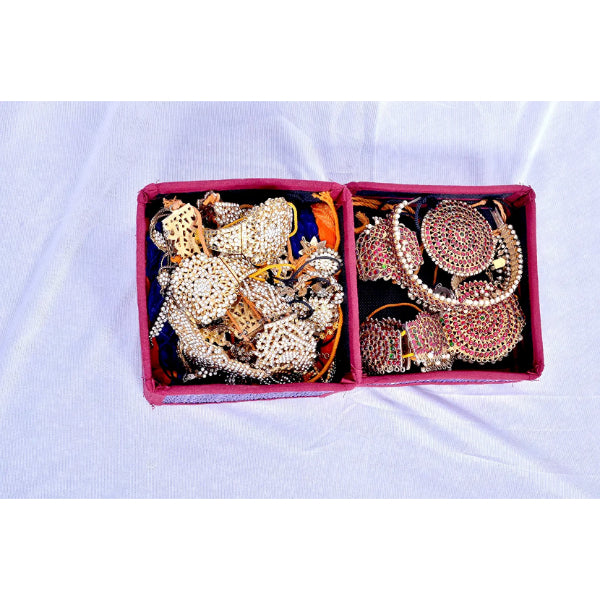 Traditional Pathamadai Natural and Hand Made Korai Grass Women's Jewel box