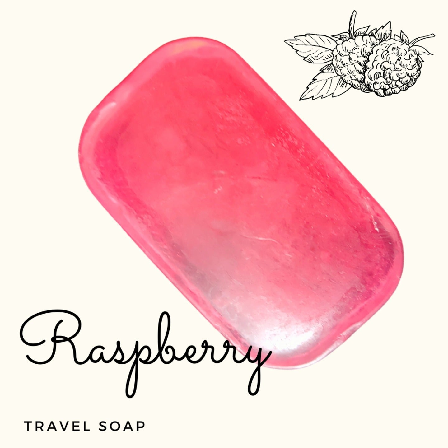 Fuschia - Raspberry Natural Handmade Glycerine Soap ( 20 g, Pack of 3 )