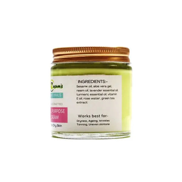 Kusum Naturals All Purpose Cream For Dry Skin - 100g - Orgoshops