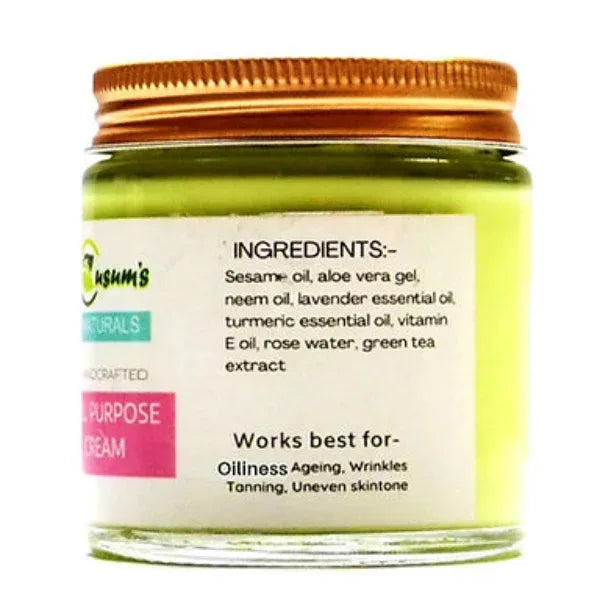 Kusum’s Naturals All Purpose Cream Oily Skin - 100g - Orgoshops