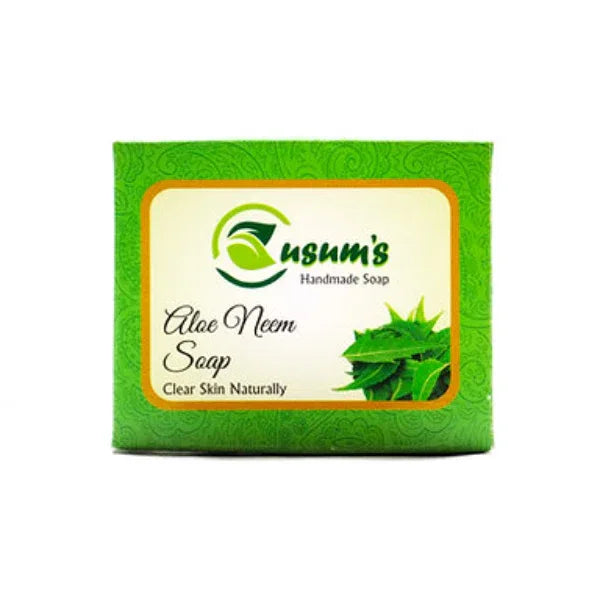 Kusum’s Naturals Aloe Neem Soap - 68g x 3 - Orgoshops