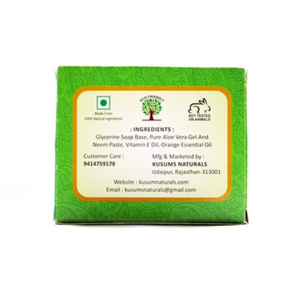 Kusum’s Naturals Aloe Neem Soap - 68g x 3