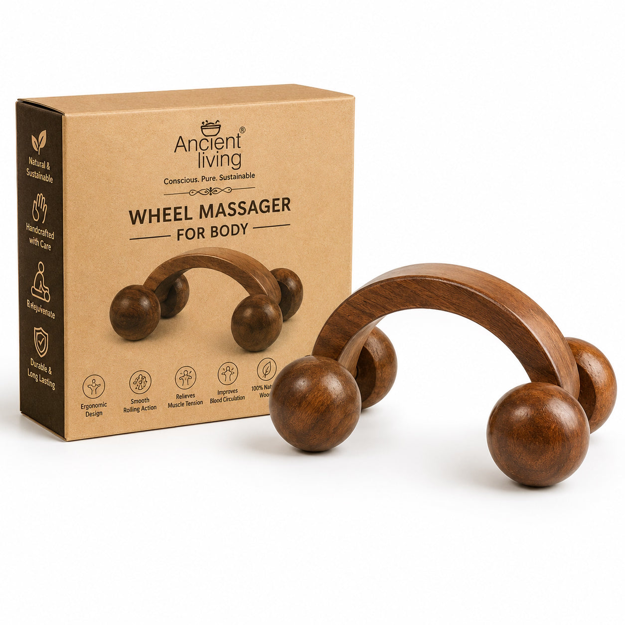 Ancient Living Wheel Massager for Body