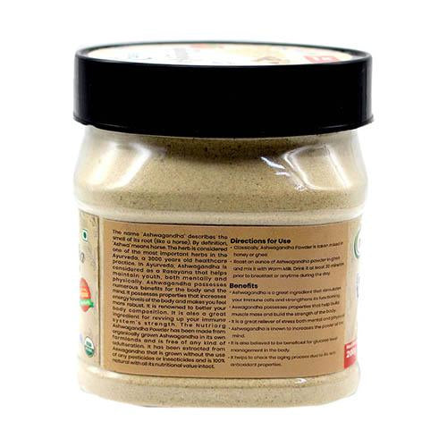 Nutriorg Certified Organic Ashwagandha Powder - 200g