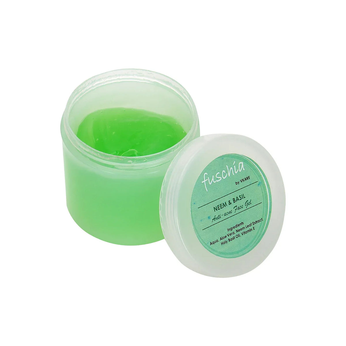 Fuschia Anti Acne Face Gel - Neem & Basil - 100g - Orgoshops