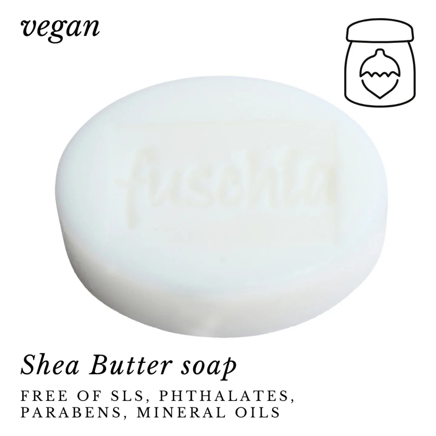 Fuschia - Shea Butter Natural Handmade Herbal Soap - 100g - Orgoshops