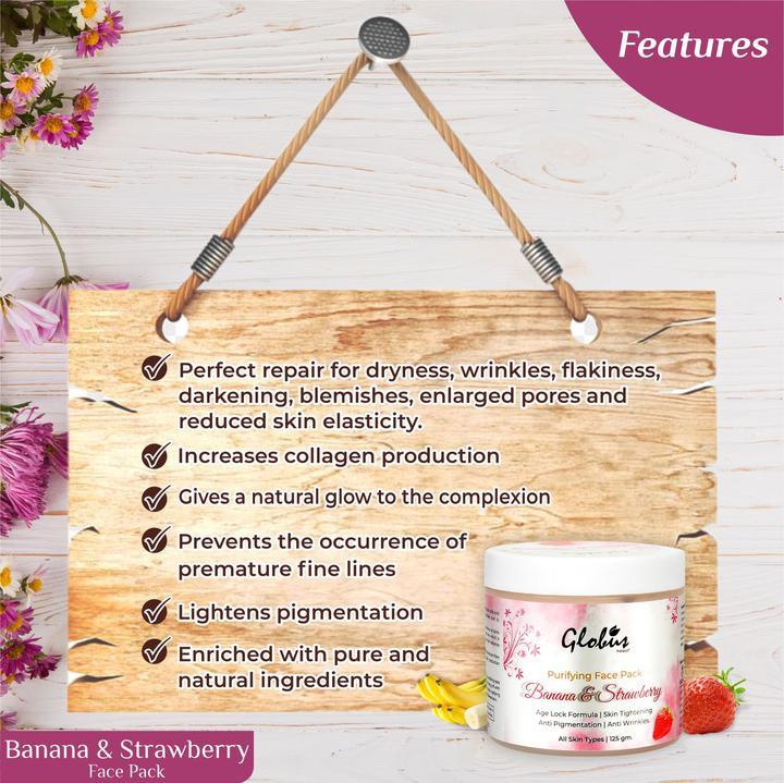 Purifying Banana & Strawberry Anti Aging Face Pack 125gms - Orgoshops