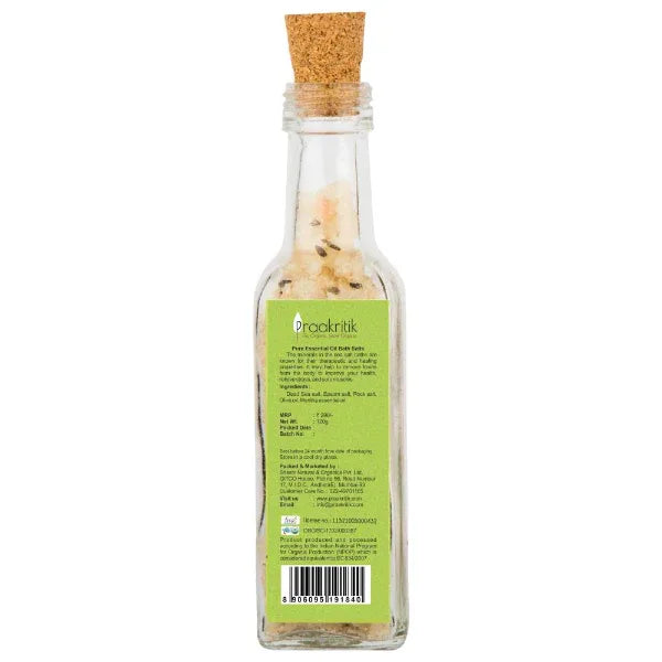 Praakritik Mint Bath Salt-120g - Orgoshops