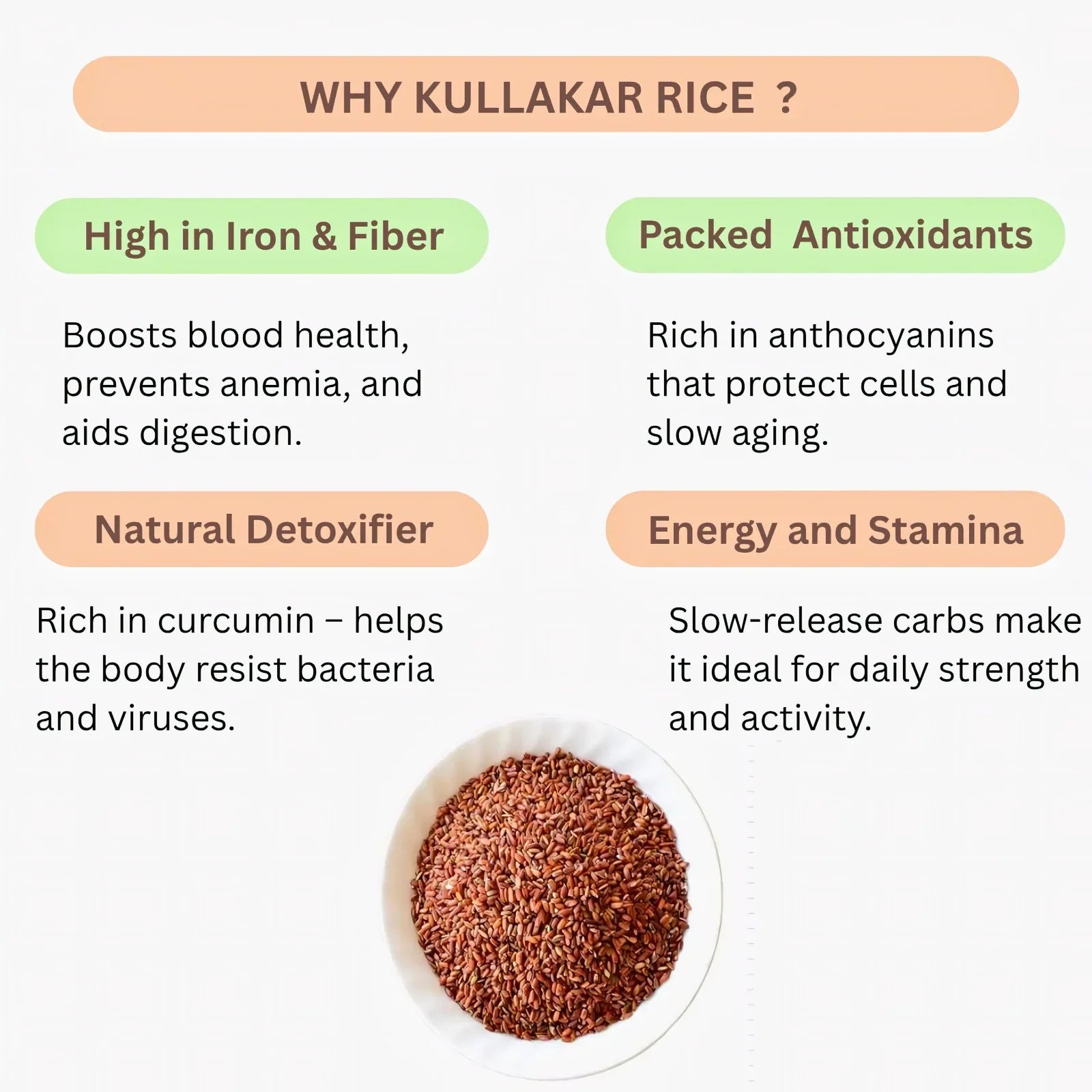 Thaiman Organic Kullakar Rice - 2 kg - Orgoshops