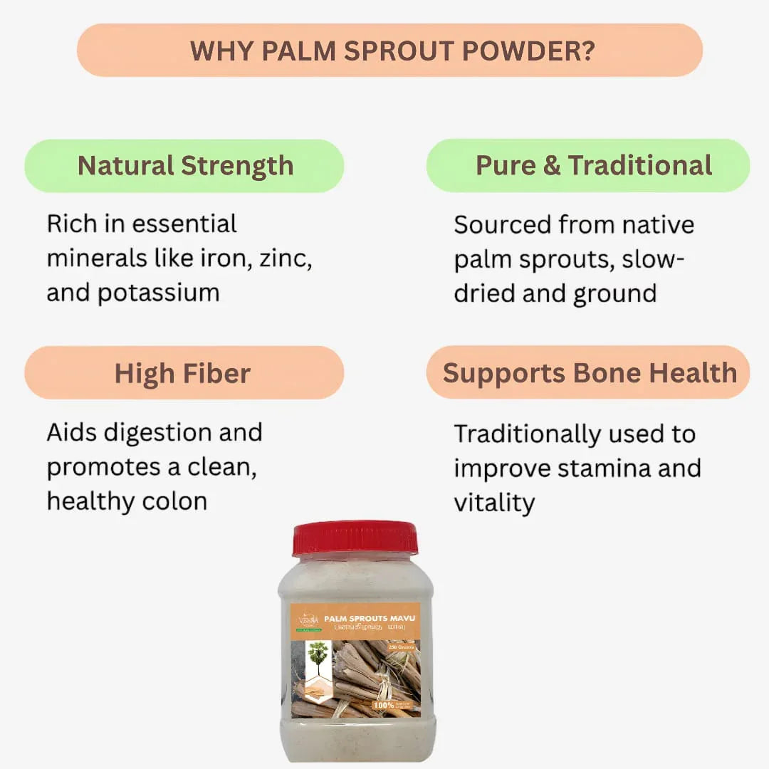 Veena Palm Sprouts Mavu - 250 g - Orgoshops