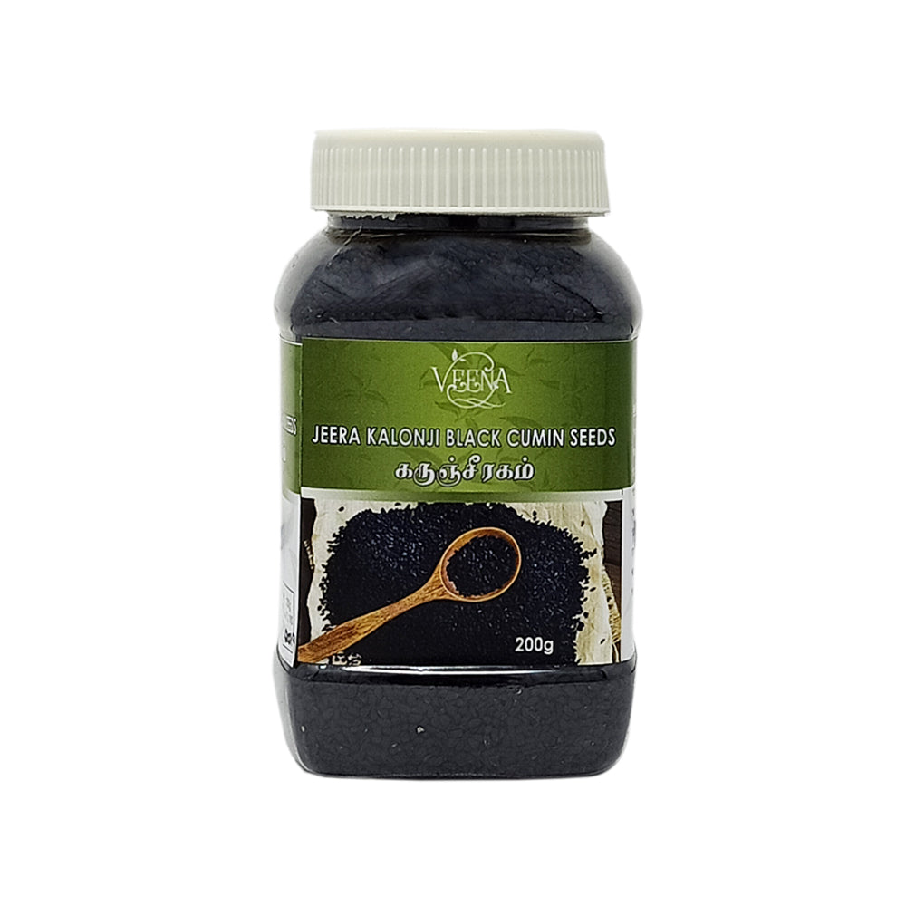 Veena Product Jeera Kalonji Black Cumin Seed - 200g ( Pack of 2 )