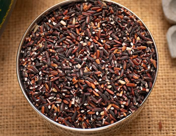Thaiman Organic Karuppu Kavuni Rice / Rice / Karuppu Rice - 1kg - Orgoshops