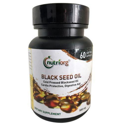 Nutriorg Blackseed oil soft gel - 60 Capsule