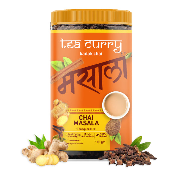 Teacurry Chai Masala – Chai Masala For Immunity, Cold And Body Pain-100g