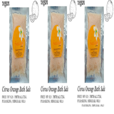 Fuschia - Citrus Orange Bath salt - 15 gms(PACK OF 3)