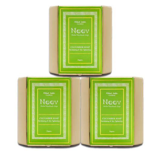 Cucumber Soap Revitalizing and Skin Tightening - 75g ( Set Of 3 )