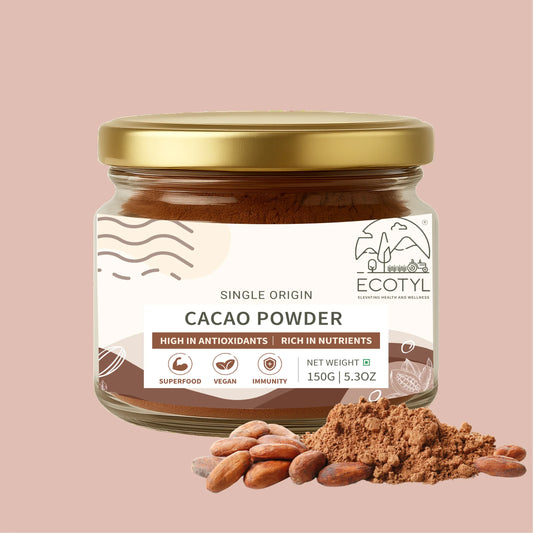 Ecotyl Cacao Powder | Rich in Antioxidants | Boosts Energy - 150g - Orgoshops