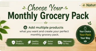 Choose Your Monthly Grocery Pack