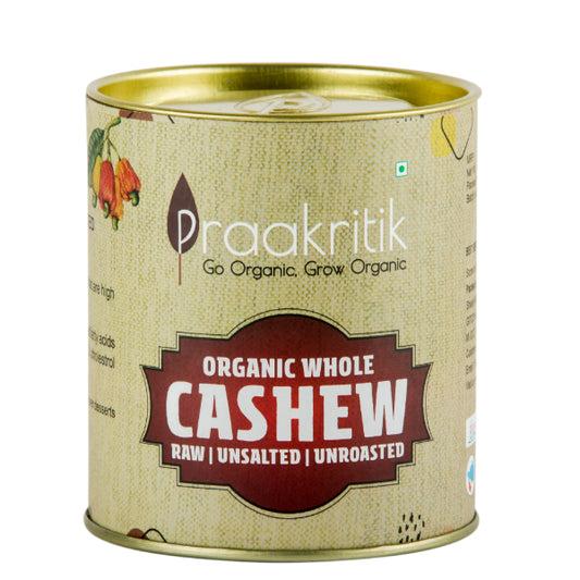 Praakritik Organic Whole Cashew W240-200g