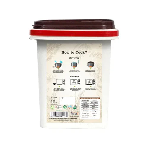Nutriorgo Certified Organic Instant Oats - 2.5kg - Orgoshops