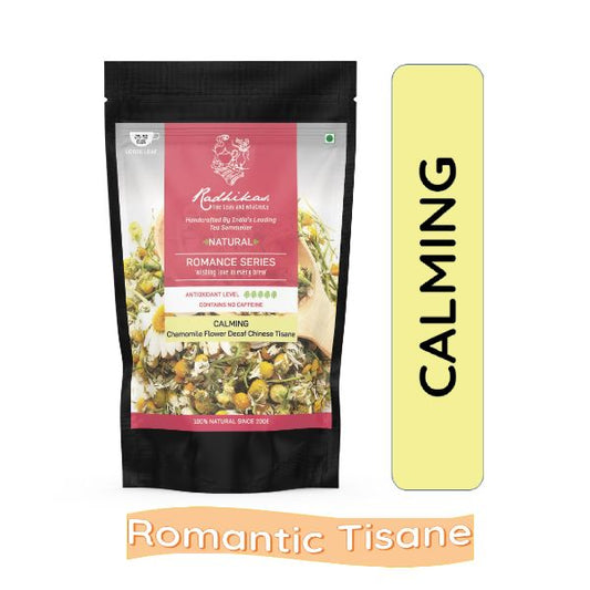 Calming Chamomile Flower Decaf Chinese Tisane | Cold & Hot Brew | Makes 25 Cups