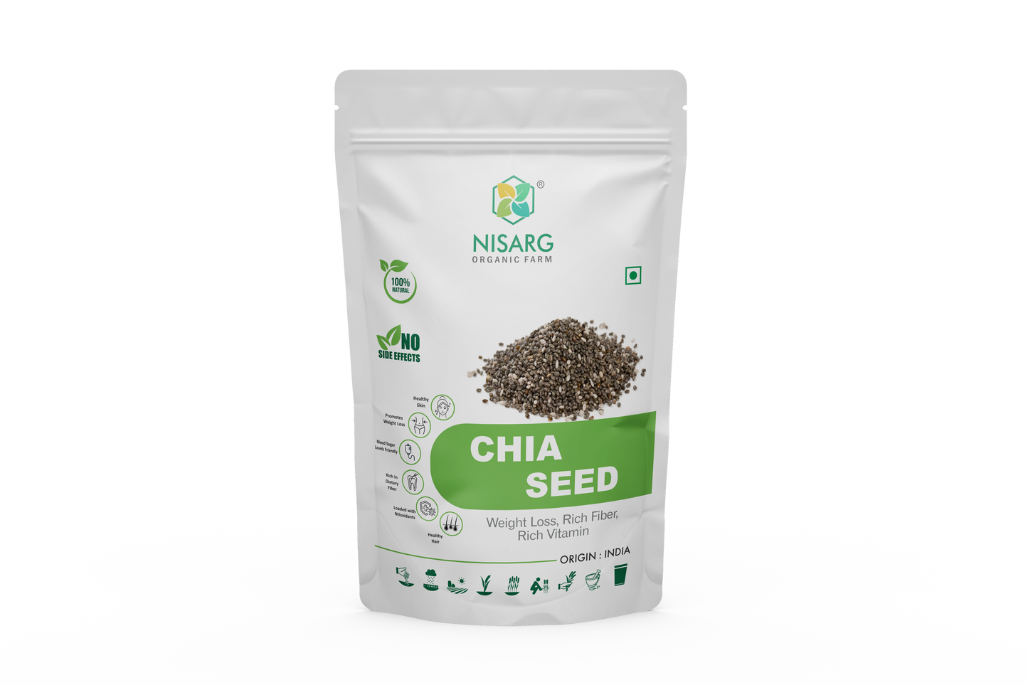 Nisarg Organic Farm Chia Seeds