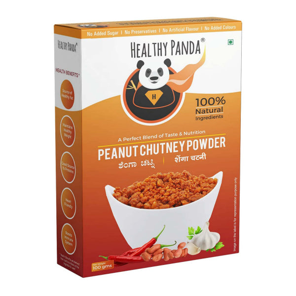 Healthy Panda Peanut Chutney Powder – 250g (125g Pack of 2)