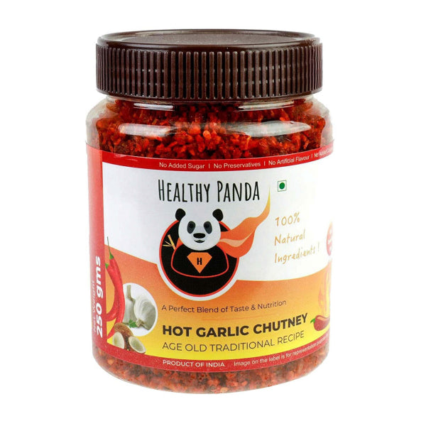 Combo Pack of Hot Garlic and Dry Coconut Garlic Chutney – 500 g (125g Pack of 2 each)