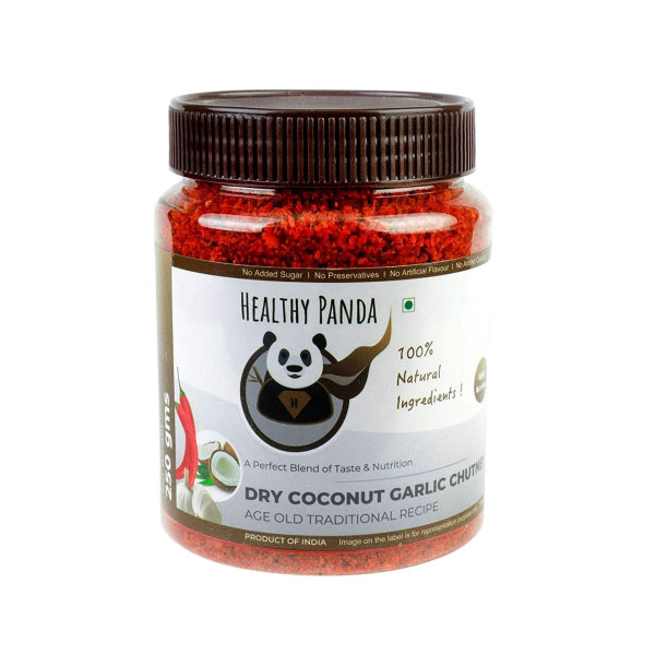 Healthy Panda Dry Coconut Garlic Chutney - 250 g (125g Pack of 2)