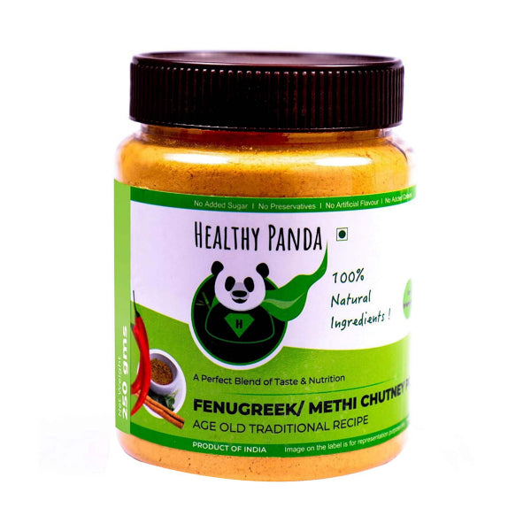 Combo Pack of Fenugreek Chutney and Hot Garlic Chutney - 250 g (125g Pack of 2)