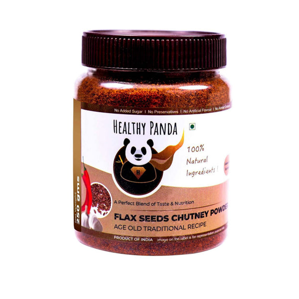 Healthy Panda Flax Seed Chutney Powder - 500 g (250g Pack of 2)