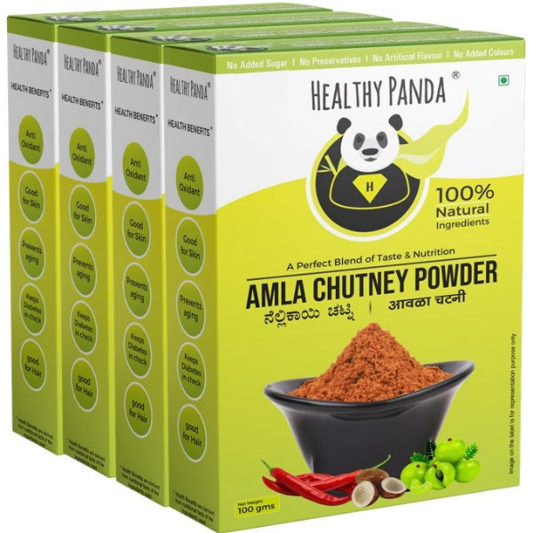 Healthy Panda Amla Chutney Powder - 300 g (100g Pack of 3)