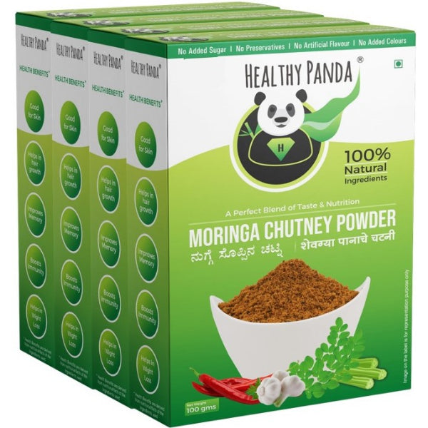 Healthy Panda Moringa chutney Powder - 300 g (100g Pack of 3)