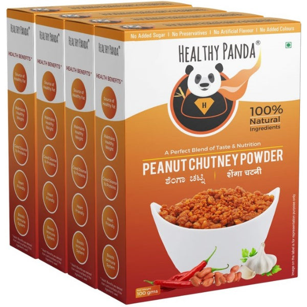 Healthy Panda Peanut Chutney Powder – 250g (125g Pack of 2)