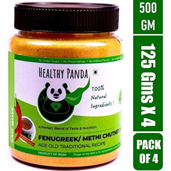 Healthy Panda Fenugreek Chutney Powder - 250 g (125g Pack of 2)