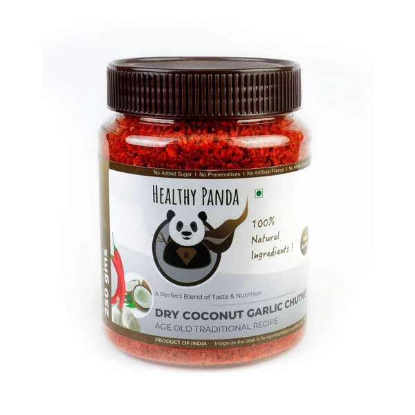 Combo Pack of Roasted Gram Powder and Dry Coconut Garlic Chutney – 250 g (125g Pack of 2)