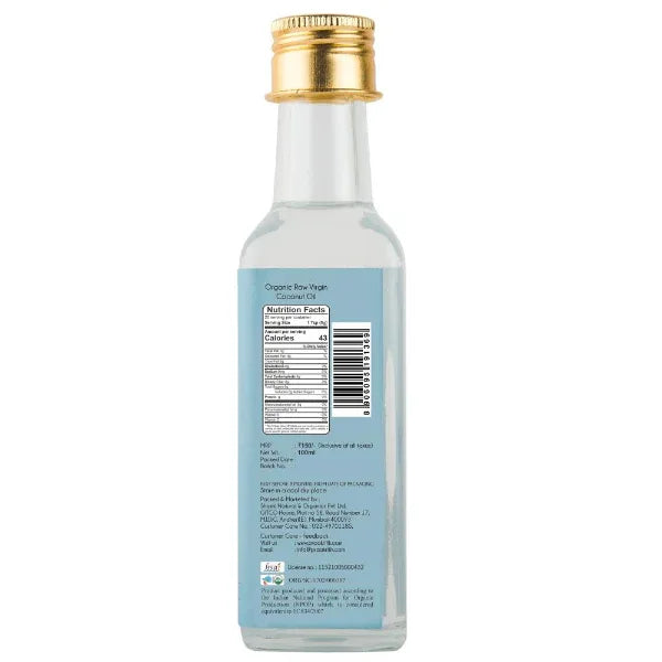 Praakritik Organic Extra Virgin Coconut Oil-100ml - Orgoshops