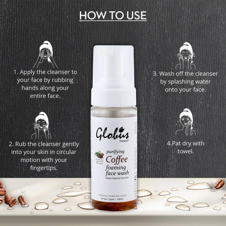 Purifying Coffee Foaming Face wash 150 ml - Orgoshops