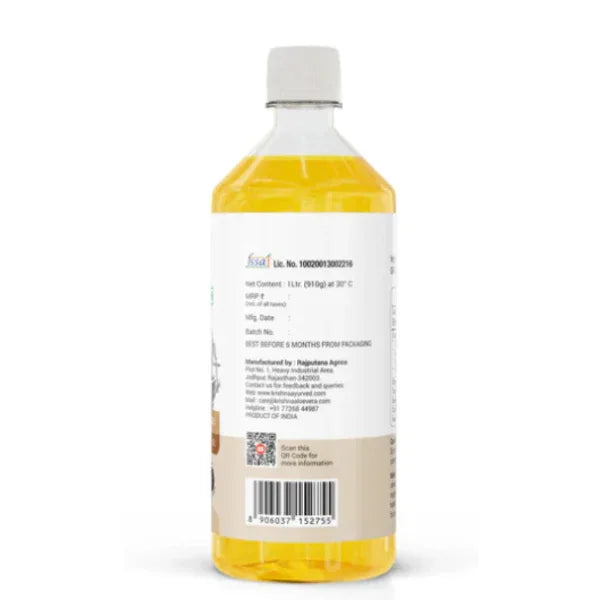 Orgo Grand Wood Cold Pressed Groundnut Oil - 1 kg - Orgoshops