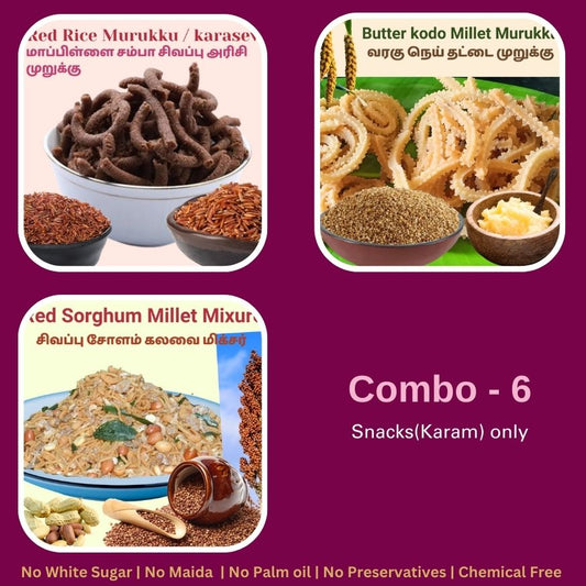 Diwali Combo 6 -Traditional Sweets & Snacks Pre Booking valid till 28/10/2023