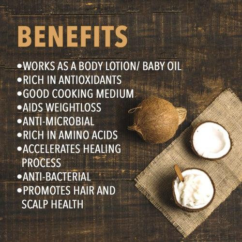 Nutriorgo Certified Organic Virgin Coconut Oil - 500 ml - Orgoshops