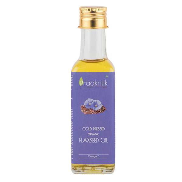 Praakritik Organic Cold Pressed Flaxseed Oil-100ml