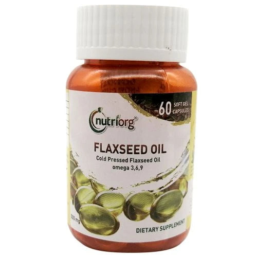 Nutriorg Flaxseed oil soft gel - 60 capsule