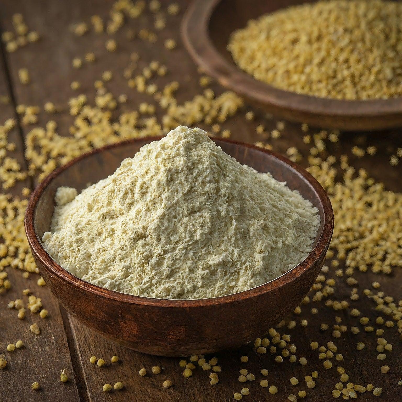 Araikkal Foxtail Millet Flour / Thinai Maavu - 500 g ( Pack of 2 ) - Orgoshops