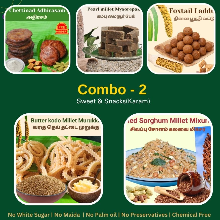 Diwali Combo 5-Traditional Sweets & Snacks Box - Pre Booking valid till 28/10/2023