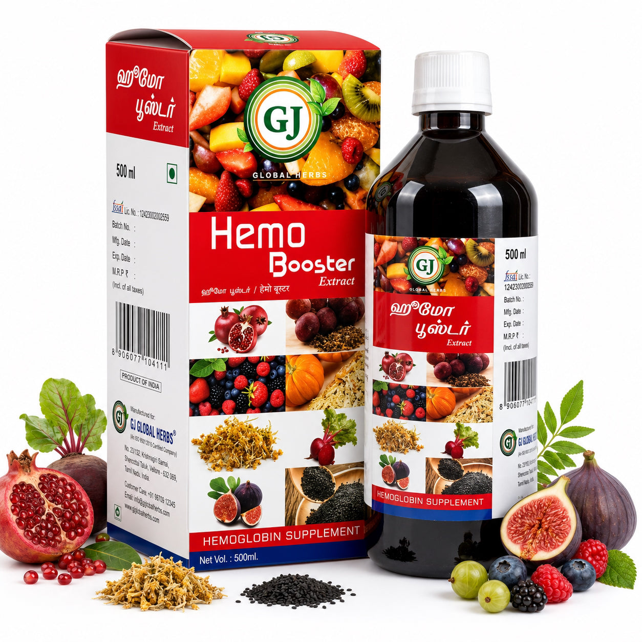GJ Hemo Booster Extract - 500 ml